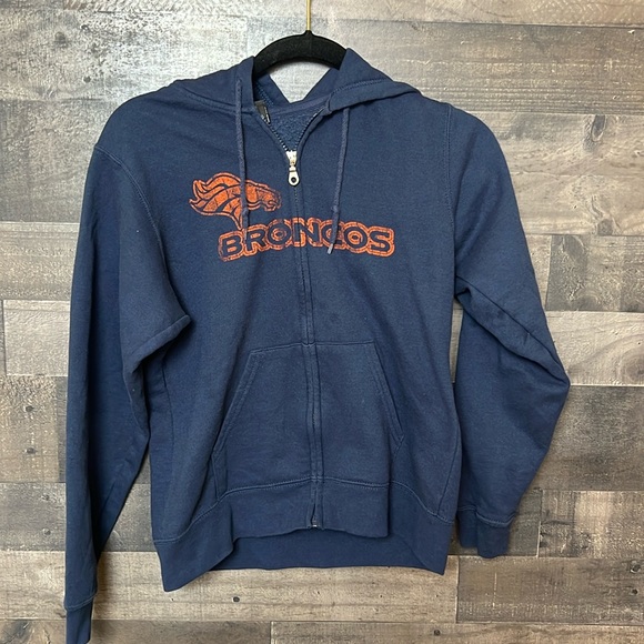 NFL Tops - Denver Broncos Zip-Up Hoodie